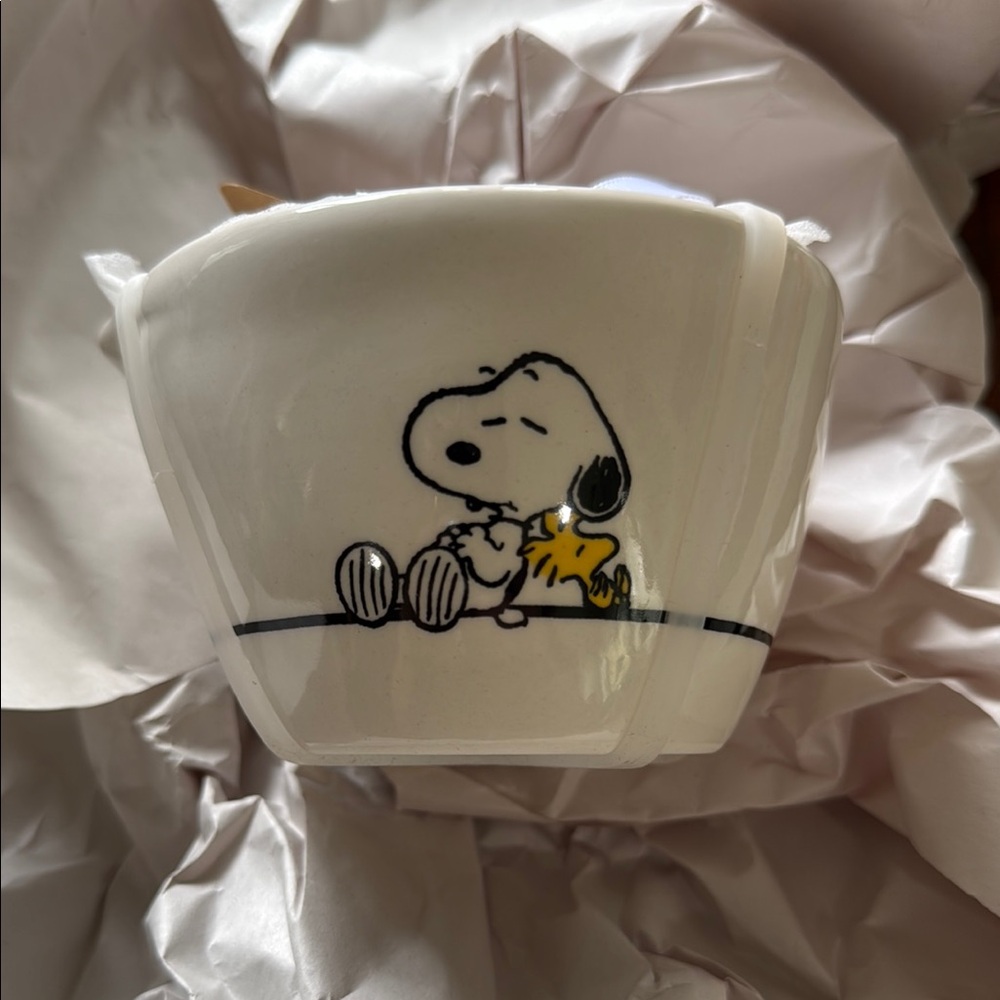 Rae Dunn Snoopy White Measuring Cups set of 4
